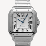 Cartier Santos de Cartier - WSSA0018 - 39.8 mm - Stainless Steel Glass - Large