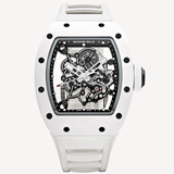Richard Mille White "Bubba Watson" - RM 055 - 49.9 x 42.7 mm - Ceramic