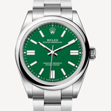 Rolex Oyster Perpetual Green - 124300 - 41 mm - Stainless Steel