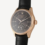Rolex Cellini Dual Time Watch - 50525 - 39 mm - Rose Gold