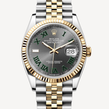 Rolex Datejust 36 Grey - 126233 - 36 mm - Yellow Gold and Stainless Steel