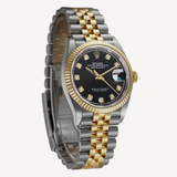 Rolex Datejust 36 Black - 126233 - 36 mm - Yellow Gold and Stainless Steel