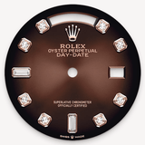 Rolex Day-Date 36 - 128235 - 36 mm - Rose Gold, Brown Dial