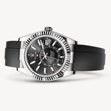Rolex Sky-Dweller - 336239-0002 - 42 mm - White Gold & Oysterflex