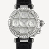 Cartier Pasha Grill Diamond Ladies 2400 - 32 mm - White Gold