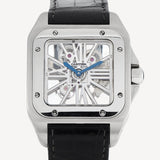 Cartier Santos 100 Skeleton - W2020018 - Palladium - Large