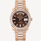 Rolex Day-Date 40 - 228345RBR - 40 mm - Aur Roz