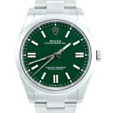 Rolex Oyster Perpetual Green - 124300 - 41 mm - Stainless Steel