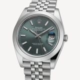 Rolex Datejust Cadran Verde - 126300 - 41mm - Oțel Inoxidabil