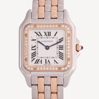 Cartier Panthère Medium - W3PN0015 - 36.5 x 26.7 mm - Aur Roz și Oțel Inoxidabil