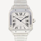 Cartier Santos de Cartier - WSSA0018 - 39.8 mm - Stainless Steel Glass - Large