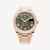 Rolex Day-Date 40 Cadran Verde - 228235 - 40 mm - Aur Roz