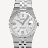 Rolex Land-Dweller - 127234 - 36 mm - Oțel Inoxidabil și Aur Alb