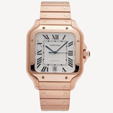 Cartier Santos de Cartier - WGSA0018 - 39.8 mm - Rose Gold - Large