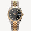 Rolex Datejust 36 Negru - 126233 - 36mm - Aur Galben și Oțel Inoxidabil