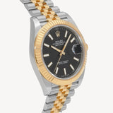 Rolex Datejust 41 - 126333 - 41 mm - Aur Galben și Oțel Inoxidabil - Cadran Negru