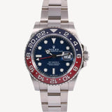 Rolex GMT-Master II "Pepsi" - 126719BLRO- 40 mm - Aur Alb și Oțel Inoxidabil - Cadran Albastru