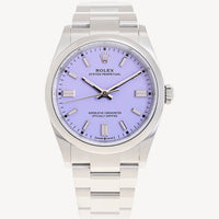 Rolex Oyster Perpetual 36 - 126000 - 36 mm - Lavender Dial - Stainless Steel