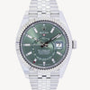Rolex Sky-Dweller - 336934 - 42 mm - Aur Alb și Oțel Inoxidabil - Jubillee
