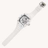 Richard Mille White Bubba Watson - RM 055  - 49.9 x 42.7 mm - Ceramic