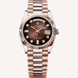 Rolex Day-Date 36 - 128235 - 36 mm - Aur Roz, Maro